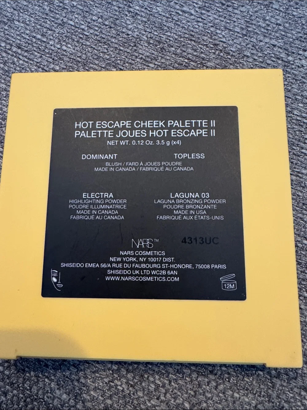 Hot Escape Cheek Palette II. Mirrored compact. 4 color options.